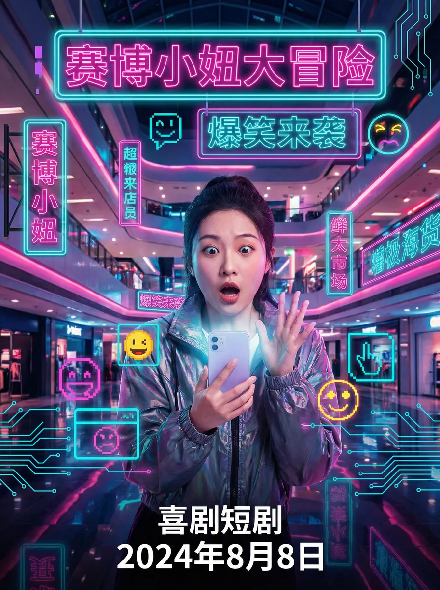 终于轮到我恋爱了电视剧免费观看全集 搞笑喜剧短剧 - 赛博小妞大冒险海报